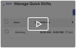 Quick Shifts