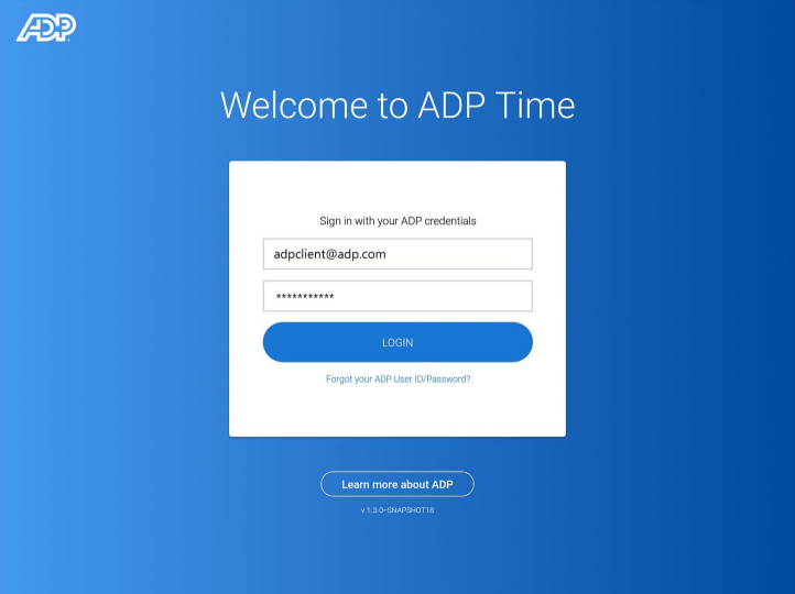 Adp time kiosk